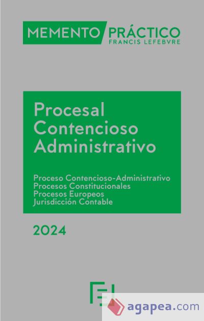 Memento Procesal Contencioso-Administrativo 2024