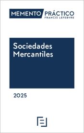 Portada de Memento Sociedades Mercantiles 2025