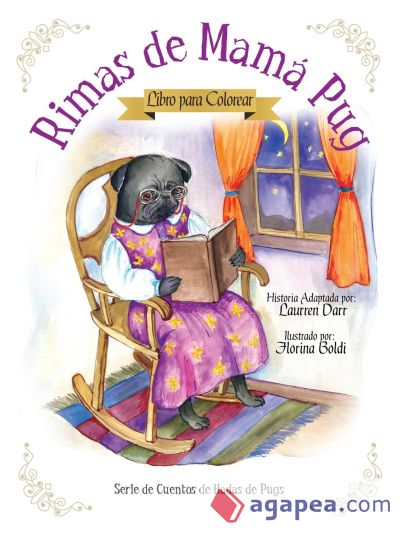 Rimas de Mamá Pug - Libro Para Colorear