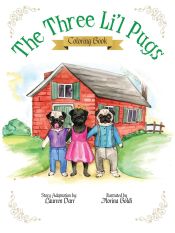 Portada de The Three Liâ€™l Pugs - Coloring Book