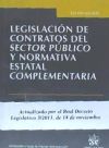 Legislación de contratos del sector público y normativa estatal complementaria
