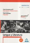 Lengua española y Literatura para el acceso a ciclos formativos de grado superior