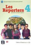 Les reporters 4 - A2.2Éd. Macmillan - Cahier d'exercices + CD