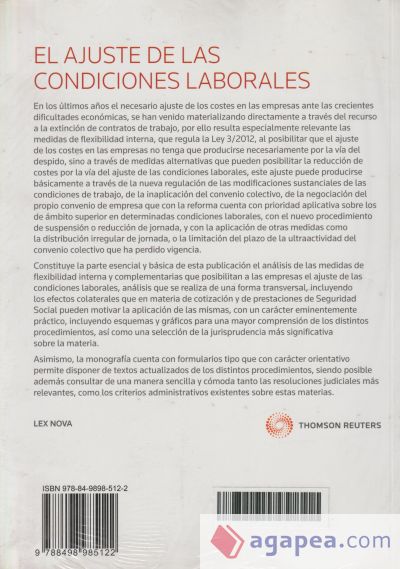 El ajuste de las condiciones laborales