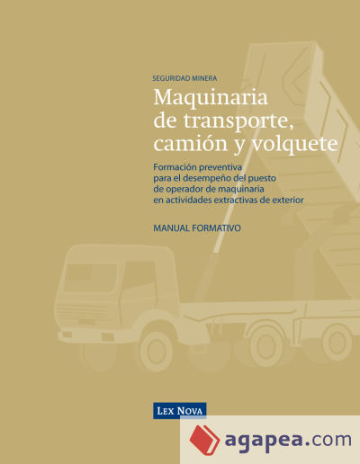 Maquinaria de transporte, camión y volquete