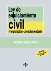 Ley De Enjuiciamiento Civil Y Legislación Complementaria De Editorial Tecnos