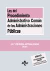 Ley del Procedimiento Administrativo Com&uacute;n de las Administraciones P&uacute;blicas