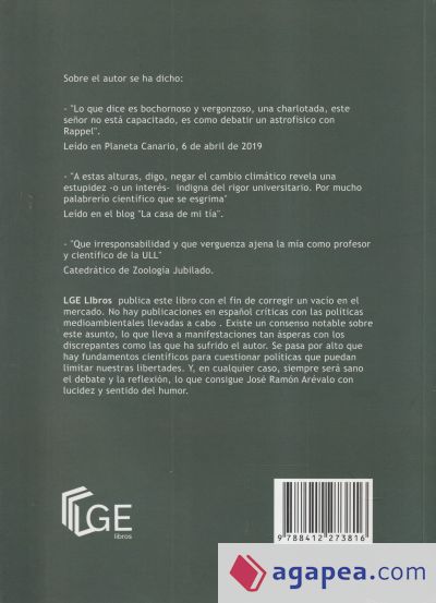 ECOLOGÍA LIBERAL PARA NO ECOLOGISTAS Y NO LIBERALES