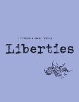 Portada de Liberties Journal of Culture and Politics: Volume I, Issue 3