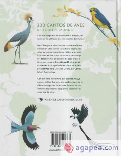 200 Cantos de aves de todo el mundo (Contiene 200 Audios )