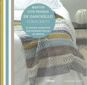 Portada de Mantas con franjas de ganchillo (crochet)