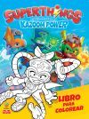 Libro para colorear Superthings Kazoom Power Battle - Espa&ntilde;a