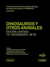 Portada de Dinosaurios y otros animales. Edición limitada 10º aniversario n.° 5