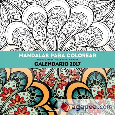 Calendario Mandalas para colorear 2017