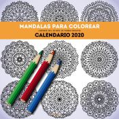 Portada de Calendario Mandalas para colorear 2020