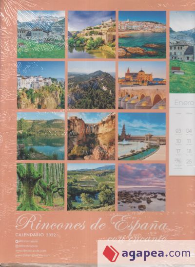 Calendario Rincones de España con encanto 2022
