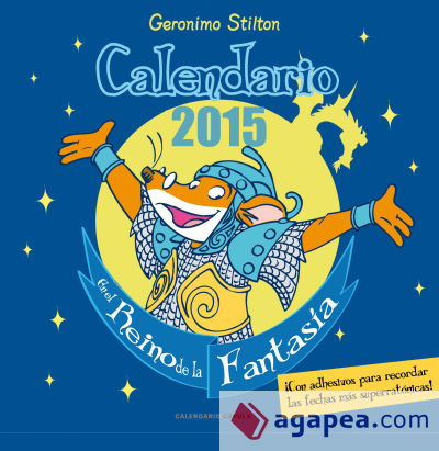 Calendario de pared 2015 Geronimo Stilton