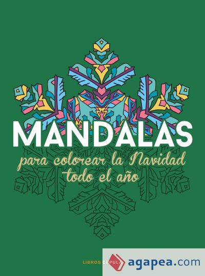 Mandalas para colorear la Navidad todo el año