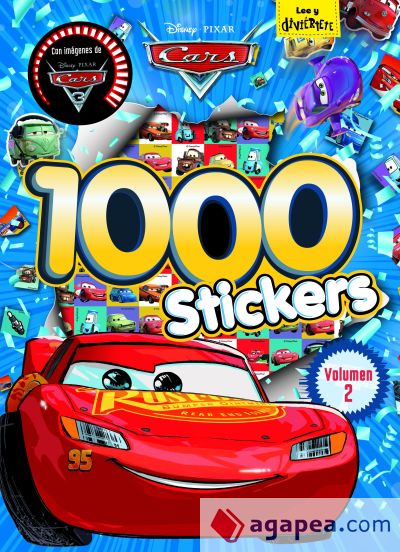 Cars. 1000 stickers. Volumen 2