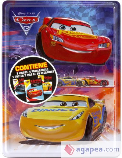 Cars 3. Caja metálica