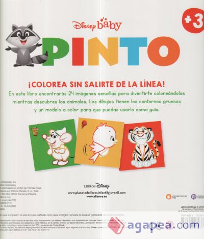 Disney Baby. Pinto. Los animales