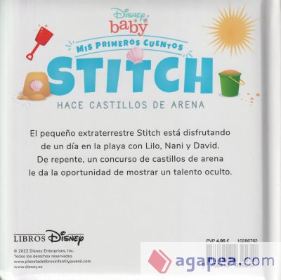 Disney Baby. Stitch hace castillos de arena