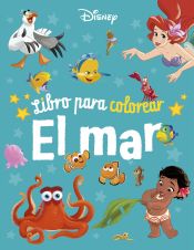 Portada de Disney. Libro para colorear. El mar