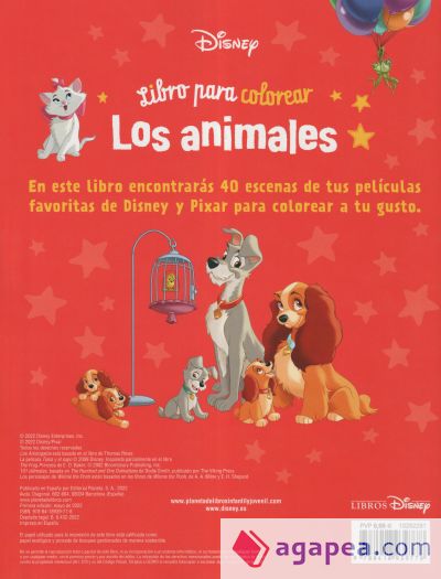 Disney. Libro para colorear. Los animales