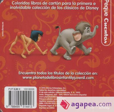 El libro de la selva. Pequecuentos