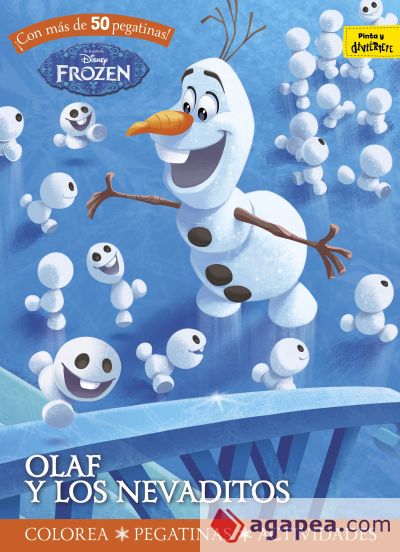 Libro Frozen. Libro Educativo con Actividades y Pegatinas De