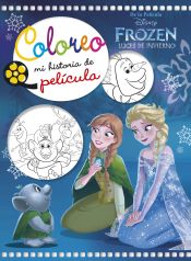 Portada de Frozen. Luces de invierno. Coloreo mi historia de película