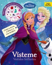 Portada de Frozen. Vísteme. Vestidos brillantes: Adhesivos con purpurina