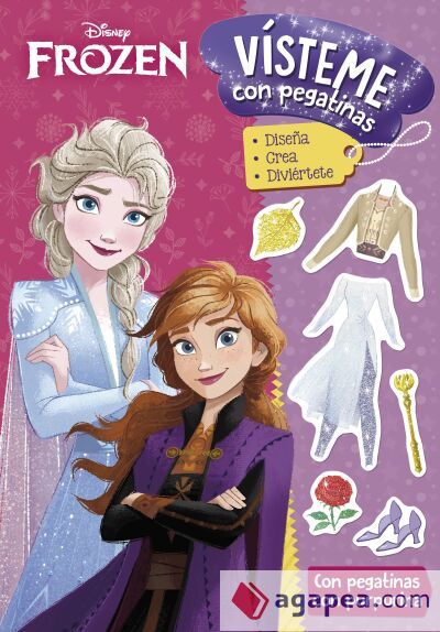 Frozen. V&iacute;steme con pegatinas 3