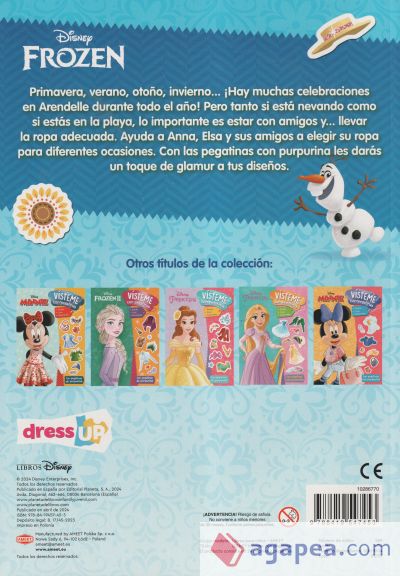 Frozen. Vísteme con pegatinas