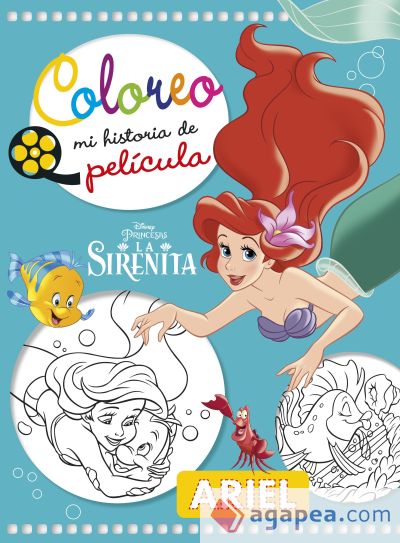 La Sirenita. Coloreo mi historia de película