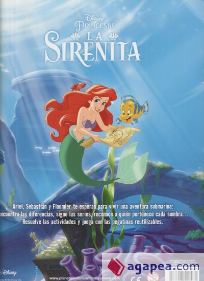 La Sirenita. Libro de pegatinas - Disney