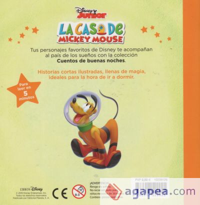LA CASA DE MICKEY MOUSE. CUENTOS DE BUENAS NOCHES. MICKEY EN EL ESPACIO - WALT DISNEY; DISNEY ENTERPRISES - 9788417529925 LA CASA DE MICKEY MOUSE. CUENTOS DE BUENAS NOCHES. MICKEY EN EL ESPACIO - WALT DISNEY; DISNEY ENTERPRISES - 9788417529925