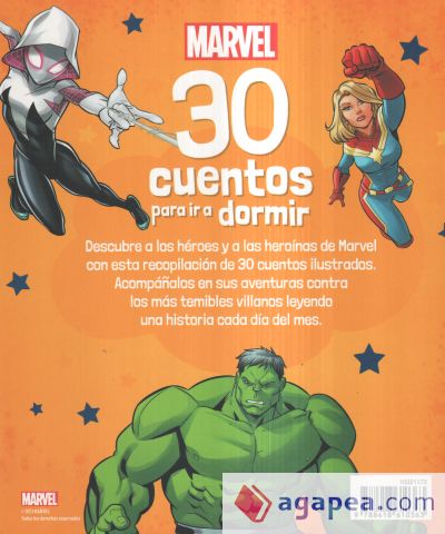 Marvel. 30 cuentos para ir a dormir