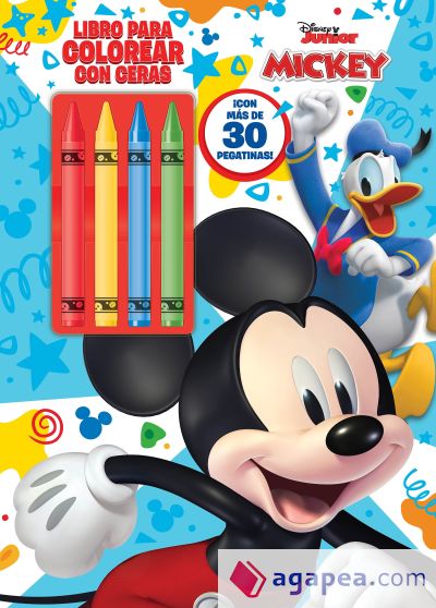 Mickey. Libro para colorear con ceras