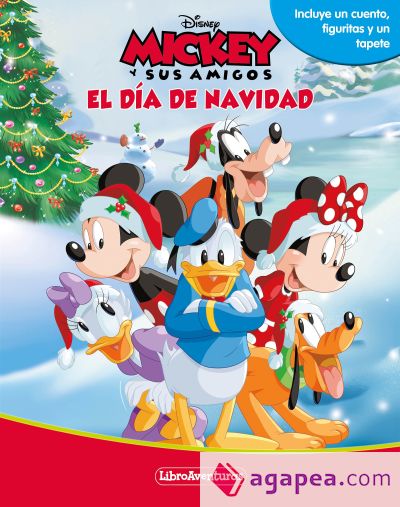 Mickey y sus amigos. El día de Navidad. Libroaventuras
