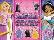 Portada de Princesas. Megalibro para colorear 3