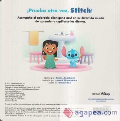 Stitch. A lavarse los dientes