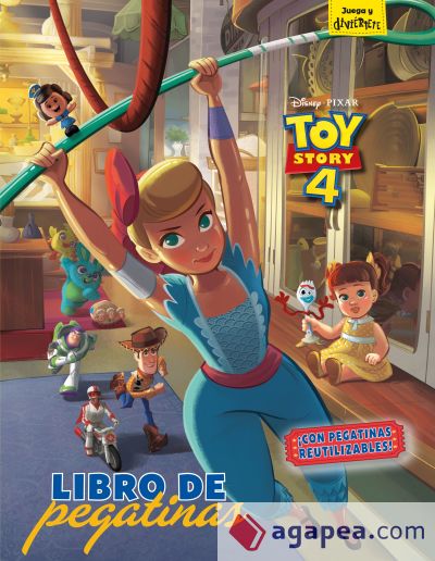 Toy Story 4. Libro de pegatinas: Con pegatinas reutilizables