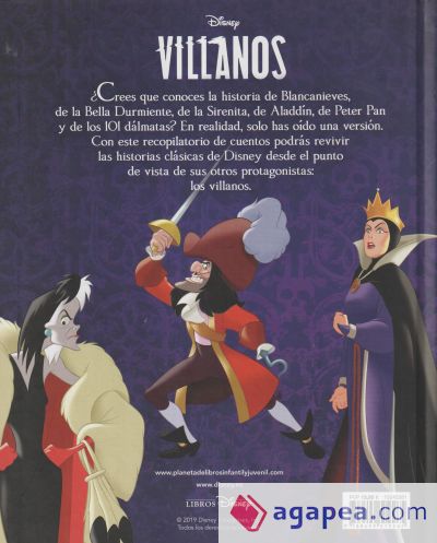 VILLANOS. HISTORIAS MALVADAS - WALT DISNEY - 9788499519265