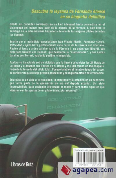 Fernando Alonso. Velocidad y &eacute;pica