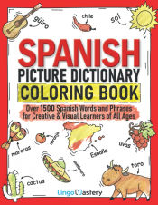 Portada de Spanish Picture Dictionary Coloring Book