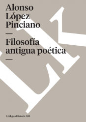 Portada de Filosofía antigua poética