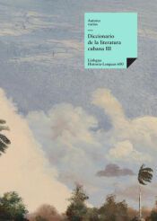 Portada de Diccionario de la literatura cubana