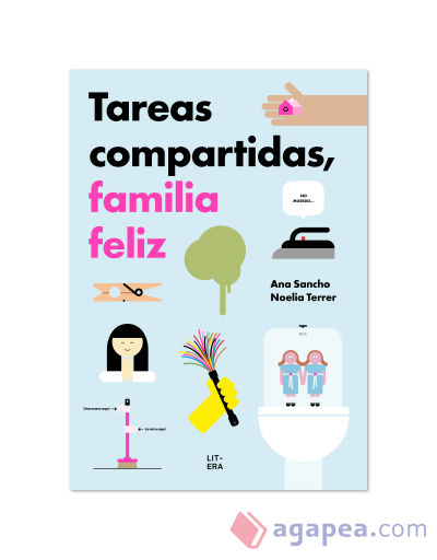 Tareas compartidas, familia feliz