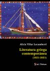 Literatura Griega Contemporanea 1821 2021
